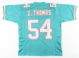 Zach Thomas Signed Miami Dolphins Jersey (JSA COA) 7xPro Bowl Linebacker