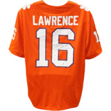 Trevor Lawrence Autographed Clemson Tigers Nike Orange Jersey FAN 48037