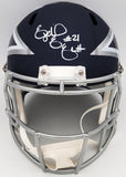 EZEKIEL ELLIOTT AUTOGRAPHED COWBOYS AMP BLUE FULL SIZE HELMET BECKETT 203006