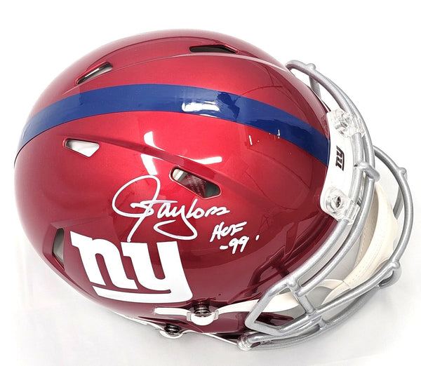 Lawrence Taylor Signed New York Giants Flash Authentic Helmet W/ HOF 99 Beckett