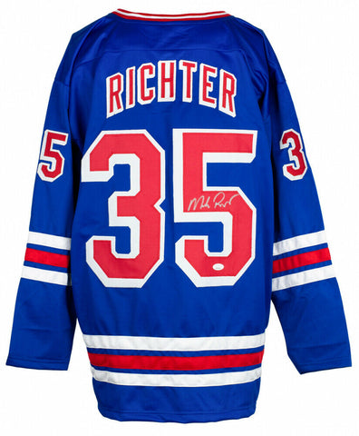 Mike Richter Signed Rangers Jersey (JSA COA) 1994 Stanley Cup Champ Goaltender