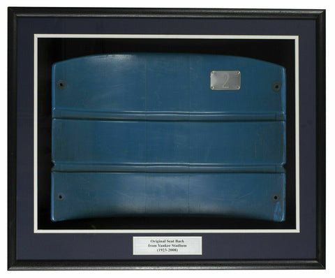 Original Framed New York Yankees 1923-2008 Stadium Seat Back Steiner