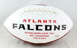 Matt Ryan Autographed Atlanta Falcons Logo Football- Fanatics Auth