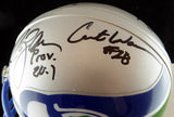 SEAHAWKS RING OF HONOR AUTOGRAPHED MINI HELMET 5 SIGS CORTEZ KENNEDY 124681