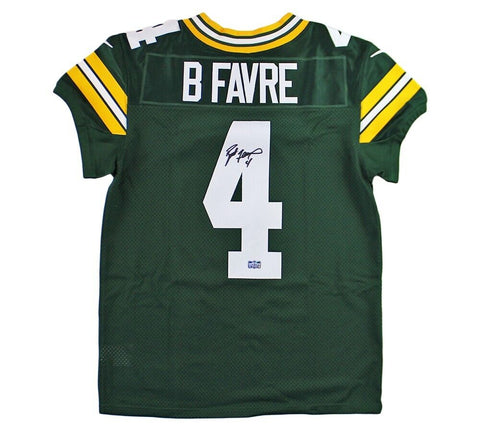 Brett Favre Signed Green Bay Packers Nike Elite Green NFL Jersey