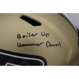 Aidan O'Connell Signed Purdue Boilermakers F/s Helmet Boiler Up Beckett 48885