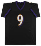 Justin Tucker Authentic Signed Black Pro Style Jersey Autographed BAS Witnessed