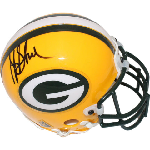 Sterling Sharpe Signed Green Bay Packers VSR4 Authentic Mini Helmet BAS 44185