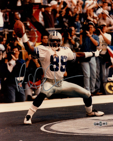 Michael Irvin Autographed/Signed Dallas Cowboys 8x10 Photo UDA 48315