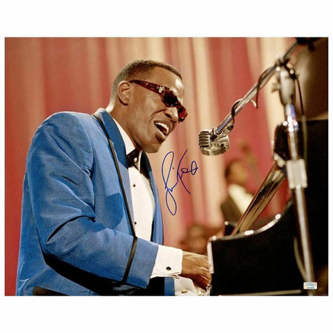 Jamie Foxx Autographed Ray Carles Piano Scene 16x20 Photo