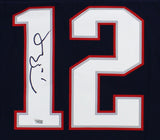 Tom Brady Signed New England Patriots Nike Elite Navy Blue NFL Jersey