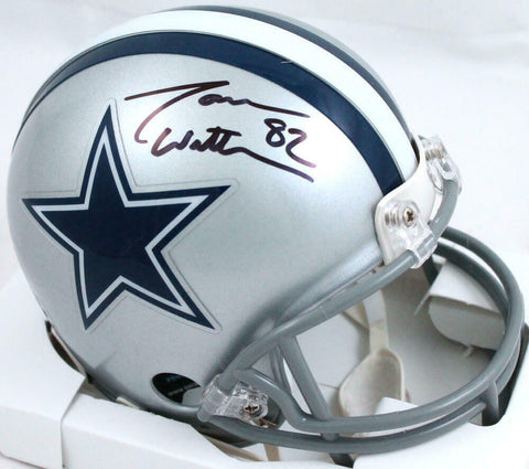 Jason Witten Autographed Dallas Cowboys Mini Helmet-Beckett W Hologram *Black