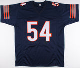 Brian Urlacher Signed Chicago Bears Blue Jersey (JSA Hologram) 8x Pro Bowl L.B.