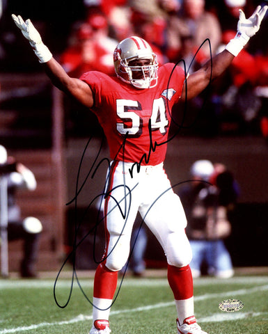 LEE WOODALL AUTOGRAPHED 8X10 PHOTO SAN FRANCISCO 49ERS MCS HOLO STOCK #208936