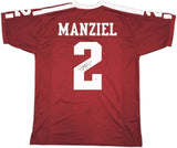 TEXAS A&M AGGIES JOHNNY MANZIEL AUTOGRAPHED MAROON JERSEY PSA/DNA STOCK #229531