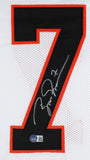 Boomer Esiason Signed Cincinnati Bengals Jersey (Beckett) 4xPro Bowl Quarterback