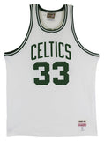 Celtics Larry Bird Signed 1985-86 White Mitchell & Ness Jersey BAS #X71276