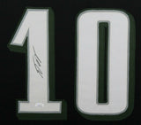 DESEAN JACKSON (Eagles black SKYLINE) Signed Autographed Framed Jersey JSA