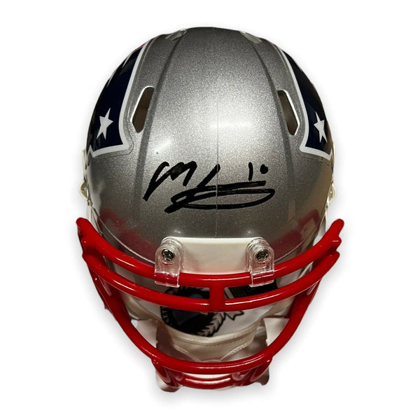 Mac Jones Signed Autographed Mini Helmet Beckett