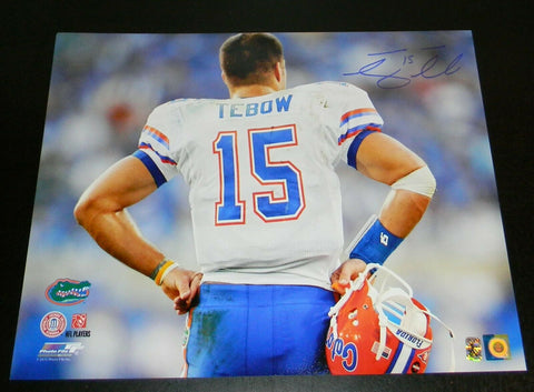 TIM TEBOW SIGNED AUTOGRAPHED FLORIDA GATORS 16x20 PHOTO COA