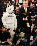 Jim Calhoun Autographed 16x20 Arms Crossed Photo- JSA Authenticated