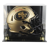 49ers George Kittle Signed Rave Full Size Speed Rep Helmet W/ Case BAS Witnessed