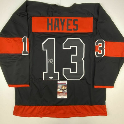 Autographed/Signed KEVIN HAYES Philadelphia Black Hockey Jersey JSA COA Auto