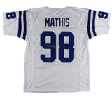 Robert Mathis Signed Indianapolis Custom White Jersey