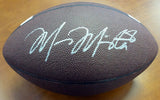 MARCUS MARIOTA AUTOGRAPHED BROWN NIKE LOGO FOOTBALL OREGON DUCKS MM HOLO 87158