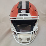 NICK CHUBB SIGNED CLEVELAND BROWNS SPEEDFLEX AUTHENTIC HELMET BECKETT QR