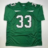 Autographed/Signed Dalvin Cook New York Green Football Jersey JSA COA