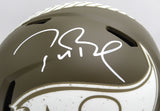 Tom Brady Autographed Salute To Service Full Size Authentic Helmet Fanatics