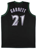 Kevin Garnett Authentic Signed Black Pro Style Jersey BAS Witnessed