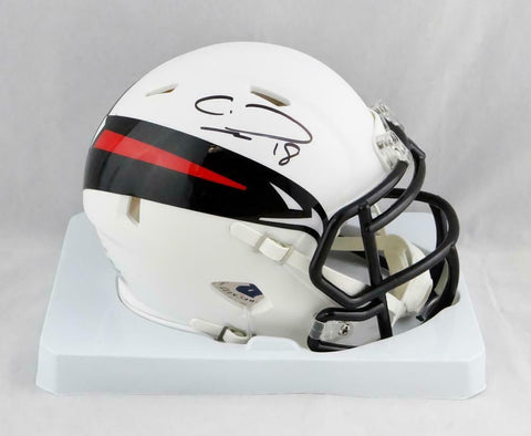 Calvin Ridley Autographed Atlanta Falcons AMP Speed Mini Helmet- Beckett Auth