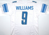 Jameson Williams Autographed White Pro Style Jersey - Beckett W Hologram *Silver