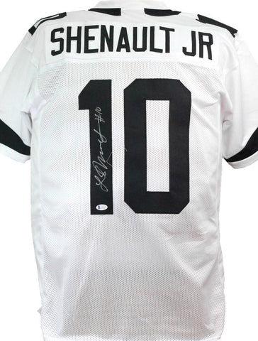 Laviska Shenault Jr Autographed White Pro Style Jersey - Beckett W *Silver