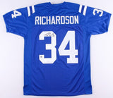 Trent Richardson Signed Indianapolis Colts Blue Jersey (JSA COA) Running Back