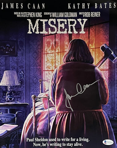 James Caan Autographed Misery 11x14 Photo Beckett 46786