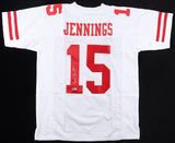 Jauan Jennings Signed San Francisco 49ers Jersey (Beckett) Ex Tennessee Vols. WR