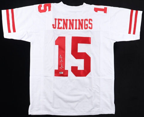 Jauan Jennings Signed San Francisco 49ers Jersey (Beckett) Ex Tennessee Vols. WR