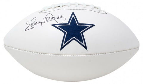 Tony Dorsett Signed Dallas Cowboys Logo Football (PSA COA) Super Bowl XII Champ