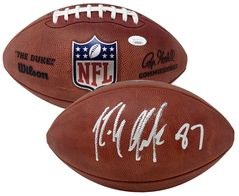 Rob Gronkowski New England Patriots Signed NFL Official Duke Football JSA