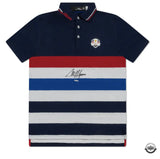 Collin Morikawa Autographed USA 2023 Ryder Cup Thursday Polo Shirt UDA