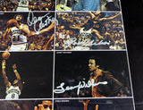 1978-79 NBA Champions Supersonics Auto Poster Photo 9 Sigs Fred Brown MCS 51044