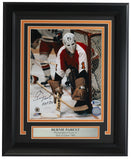 Bernie Parent Signed Framed Philadelphia Flyers 8x10 Photo HOF 84 BAS Hologram