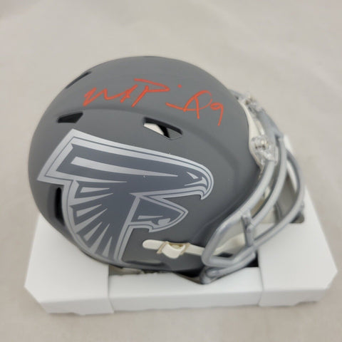 MICHAEL PENIX JR SIGNED ATLANTA FALCONS SLATE SPEED MINI HELMET BECKETT