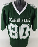 Derrick Mason "All Time Return LDR" Signed Michigan State Spartan Jersey JSA COA