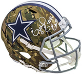 EZEKIEL ELLIOTT AUTOGRAPHED COWBOYS CAMO FULL SIZE SPEED HELMET FANATICS 215888