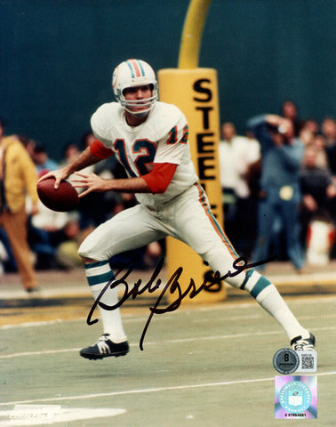 Bob Griese Autographed/Signed Miami Dolphins 8x10 Photo Beckett 47779