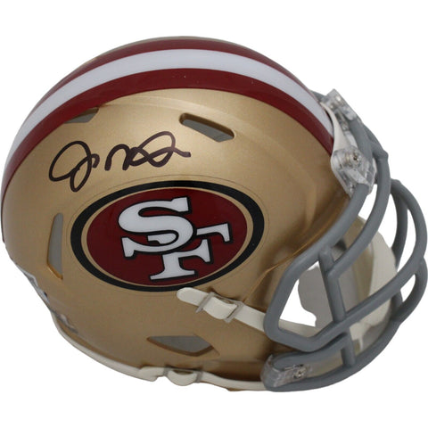 Joe Montana Autographed/Signed San Francisco 49ers Mini Helmet FAN 44386